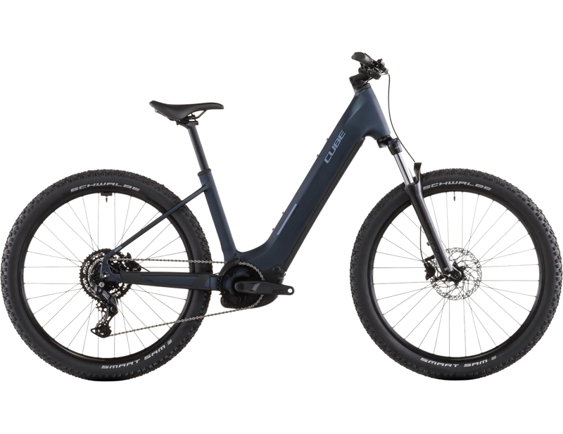 Balfes Bikes Cube Reaction Hybrid Performance 600 EE Electric Mountain Bike 2026 in Indigoblue/Reflex | Free postage over £30, £10 off first order, price match & 0% finance.
