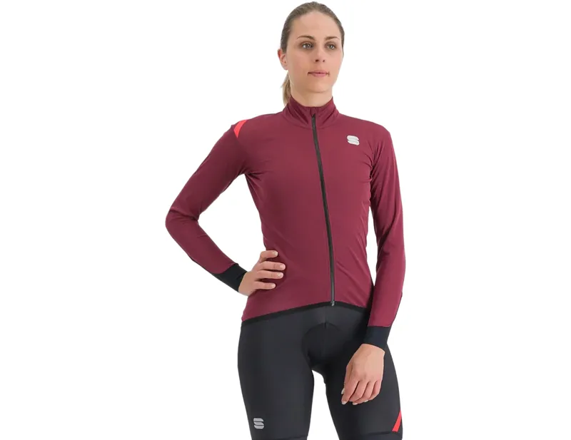 Balfes Bikes Sportful Fiandre Light Norain Women's Long Sleeve Jersey in Red Wine | Free postage over £30, £10 off first order, price match & 0% finance.