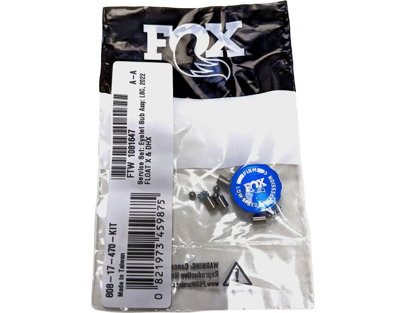 Balfes Bikes Fox Suspension FOX Float X / DHX Shocks LSC Eyelet Assembly in Silver | Free postage over £30, £10 off first order, price match & 0% finance.