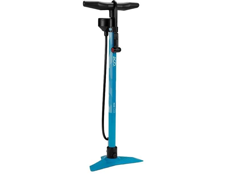 Balfes Bikes Acid Floor Pump Race in Blue | Free postage over £30, £10 off first order, price match & 0% finance.