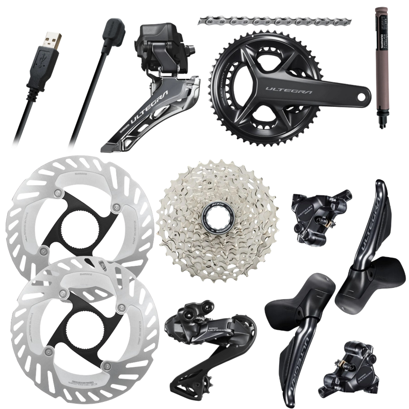 Balfes Bikes Shimano Ultegra R8170 / 105 Mix Di2 12 Speed Disc Brake Groupset | Free postage over £30, £10 off first order, price match & 0% finance.