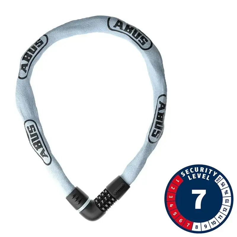 Balfes Bikes Abus ABUS Tresor 6807C 110cm Chain Bike Lock in Tec Grey | Free postage over £30, £10 off first order, price match & 0% finance.