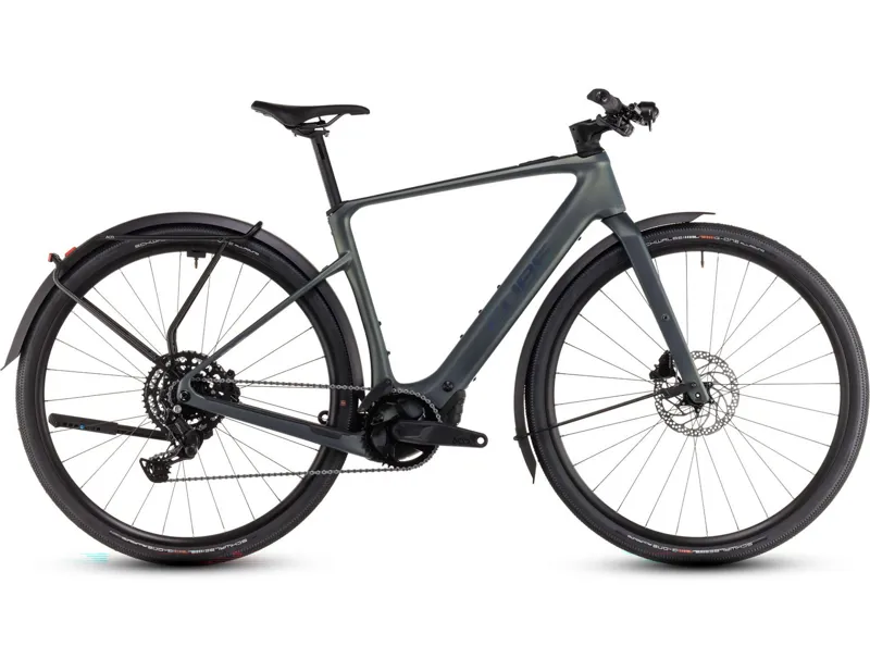 Cube Nulane Hybrid c:62 Race FE 400X Electric Hybrid Bike 2025 in Sagebrush Green/Prism