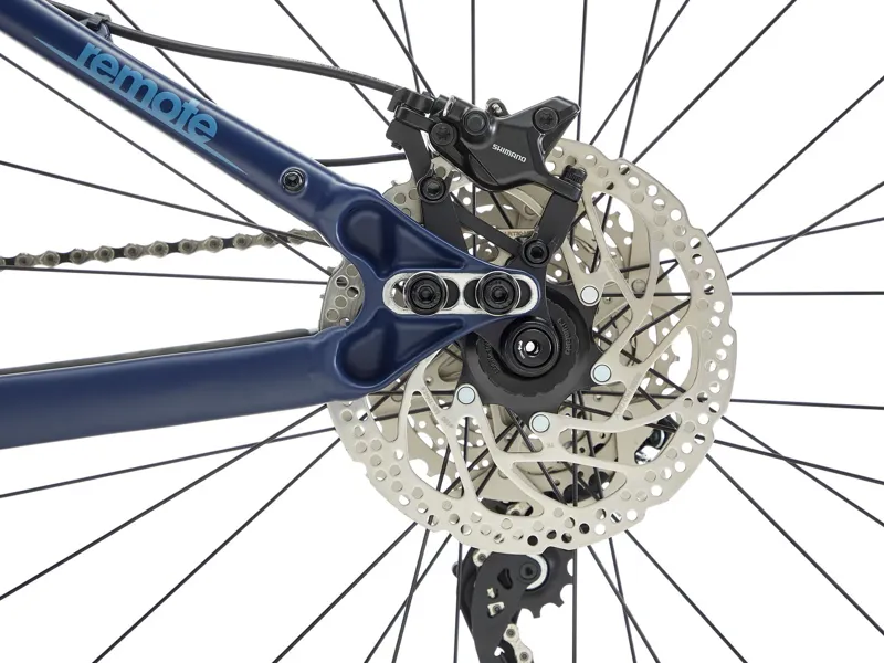 Kona Remote Electric Mountain Bike 2026 in Matte Midnight w/ Blue-Grey Decals-4