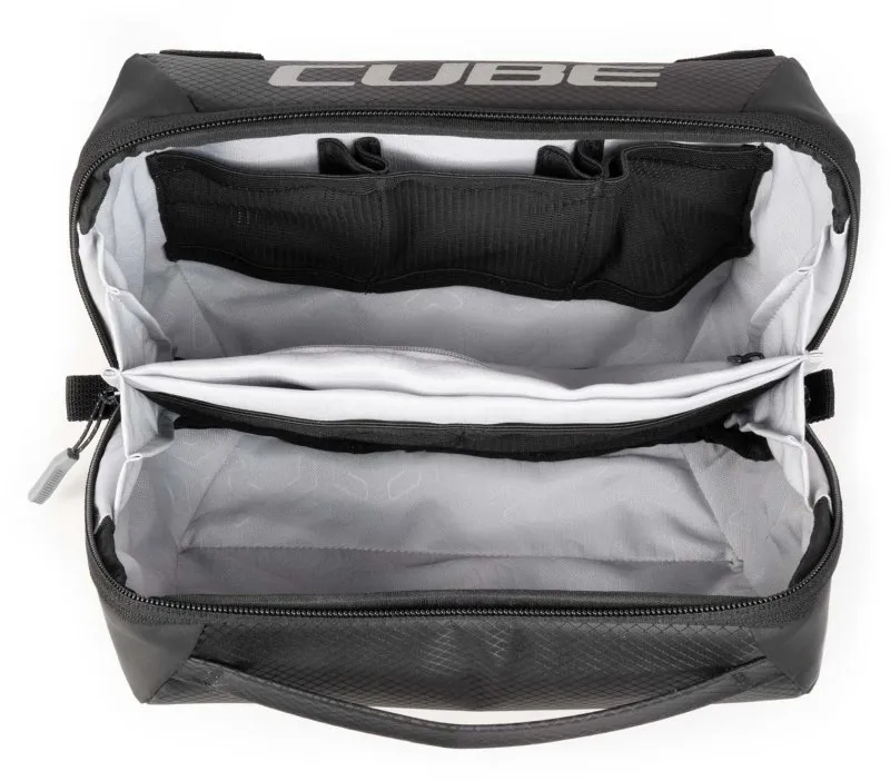 Cube Wash Bag Backpack 4L in Black-2