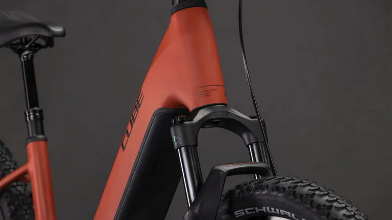 Cube Reaction Hybrid Race 800 EE Electric Mountain Bike 2026 Amber/Black-5