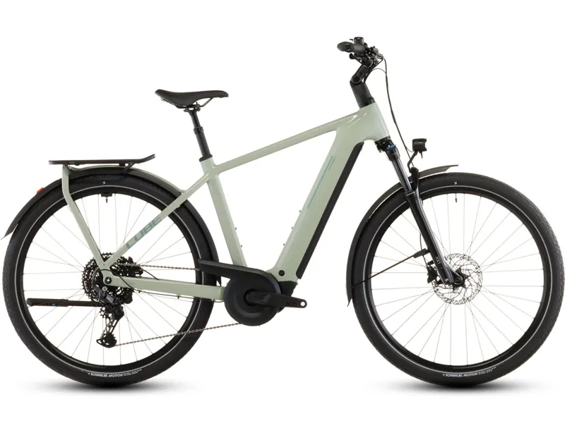 Balfes Bikes Cube Kathmandu Hybrid One 800 Electric Hybrid Bike 2026 in Pea Green | Free postage over £30, £10 off first order, price match & 0% finance.