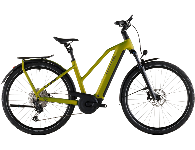 Cube Kathmandu Trapeze Hybrid Pro 800 Electric Hybrid Bike 2026 in Lizard/Black