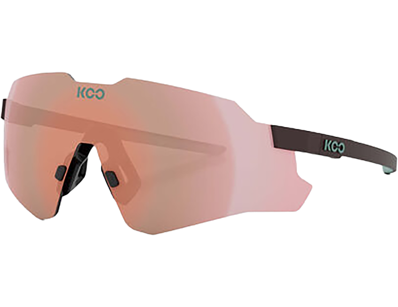 Balfes Bikes Koo Nebula Sunglasses in Chocolate Matt/Rose Gold Mirror | Free postage over £30, £10 off first order, price match & 0% finance.