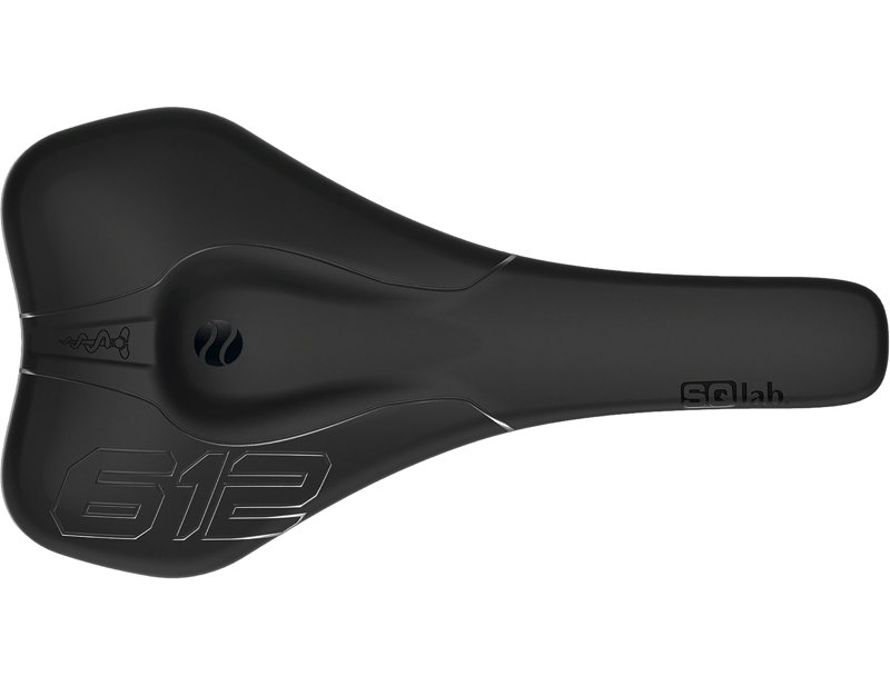 SQlab 612 Ergowave Carbon Saddle in Black-2