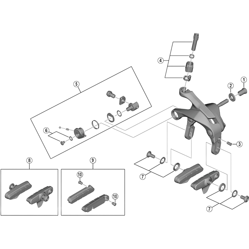 Balfes Bikes Shimano SHimano Deeper sunken nuts for carbon forks - 18mm depth | Free postage over £30, £10 off first order, price match & 0% finance.