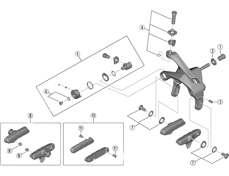 Balfes Bikes Shimano Deeper sunken nuts for carbon forks 12.5 mm depth | Free postage over £30, £10 off first order, price match & 0% finance.
