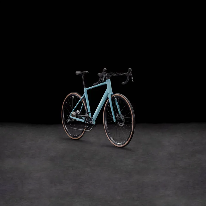 Cube Attain Race Road Bike 2025 in Tealgrey/Ice-6