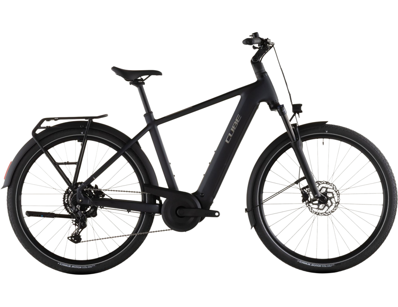 Cube Touring Hybrid ONE 600 Electric Hybrid Bike 2026 in Coal/Chrome