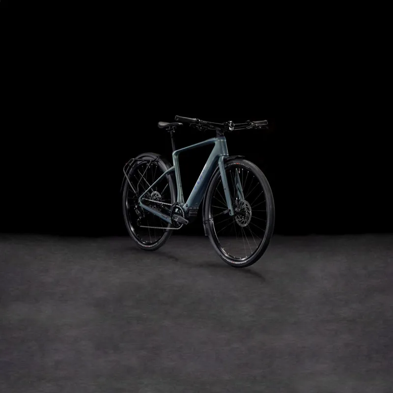 Cube Nulane Hybrid c:62 Race FE 400X Electric Hybrid Bike 2025 in Sagebrush Green/Prism-6