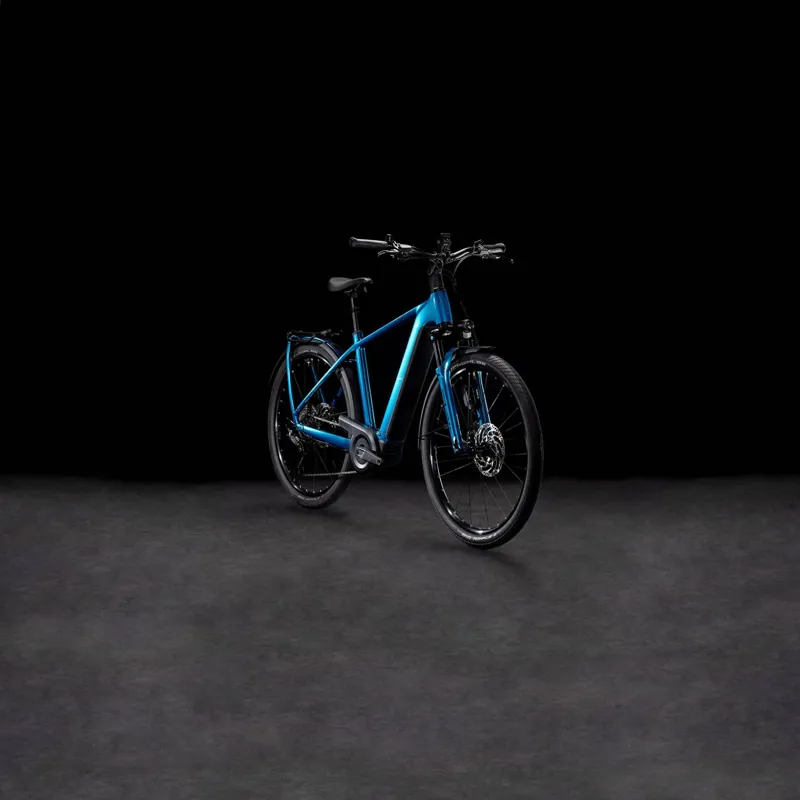 Cube Kathmandu Hybrid Ex 800 Electric Hybrid Bike 2025 in Electricblue/Chrome-6