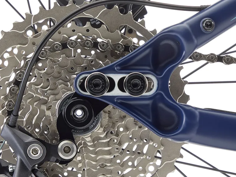 Kona Remote Electric Mountain Bike 2026 in Matte Midnight w/ Blue-Grey Decals-5