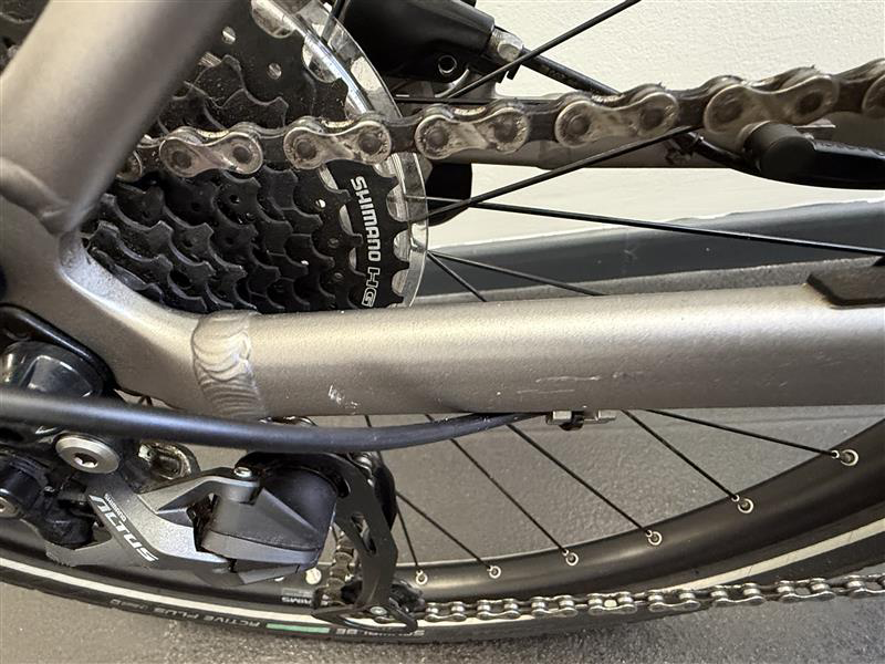 EX DEMO Trek Verve+ 2 Lowstep 500wh Electric Hybrid Bike Size X-Small 2025 in Grey-8