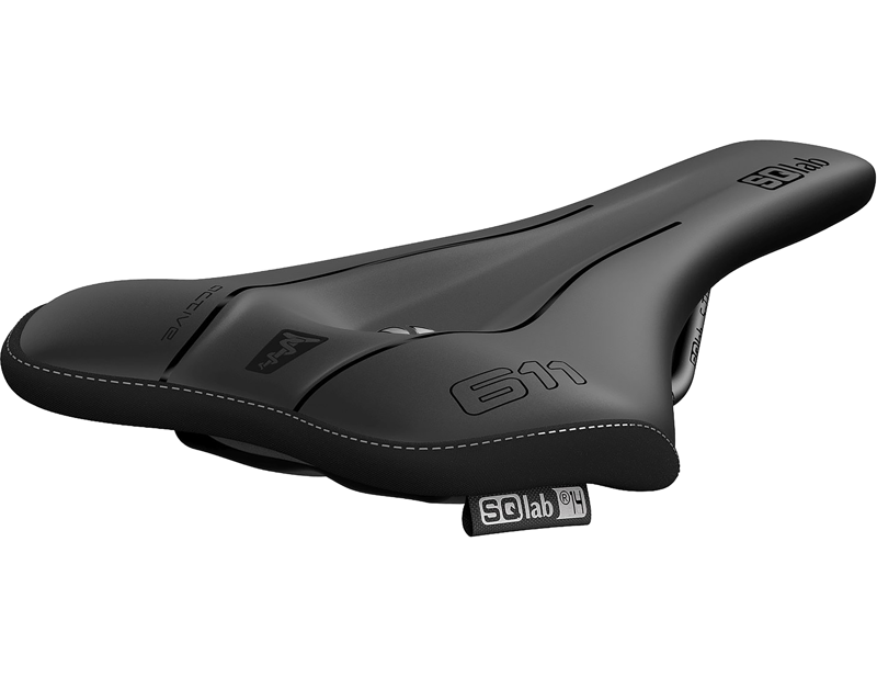 SQlab 611 Ergowave Active S-Tube 2.1 Saddle in Black-1