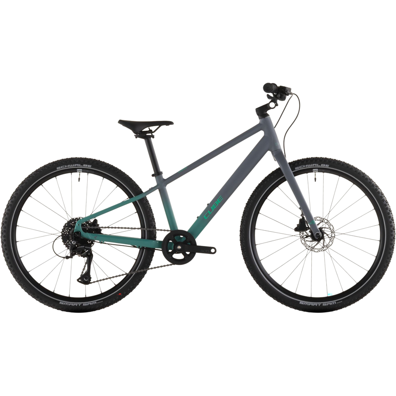 Balfes Bikes Cube Numove 240 Disc 24 Inch Kids Bike 2026 in Lavagrey/Coolgreen | Free postage over £30, £10 off first order, price match & 0% finance.