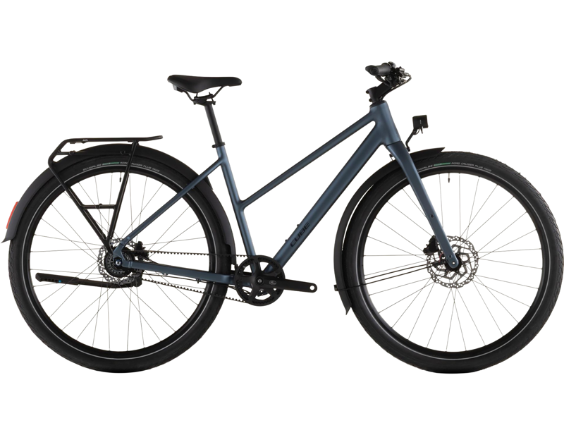 Cube Editor Pro Fe Trapeze Hybrid Bike 2026 in Mineralblue/Chrome