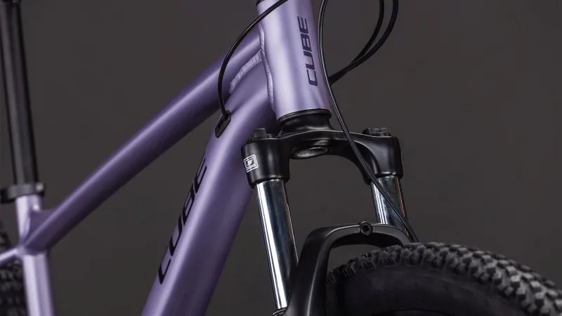 Cube Aim One Hardtail Mountain Bike 2026 in Lightpurple/Chrome-5