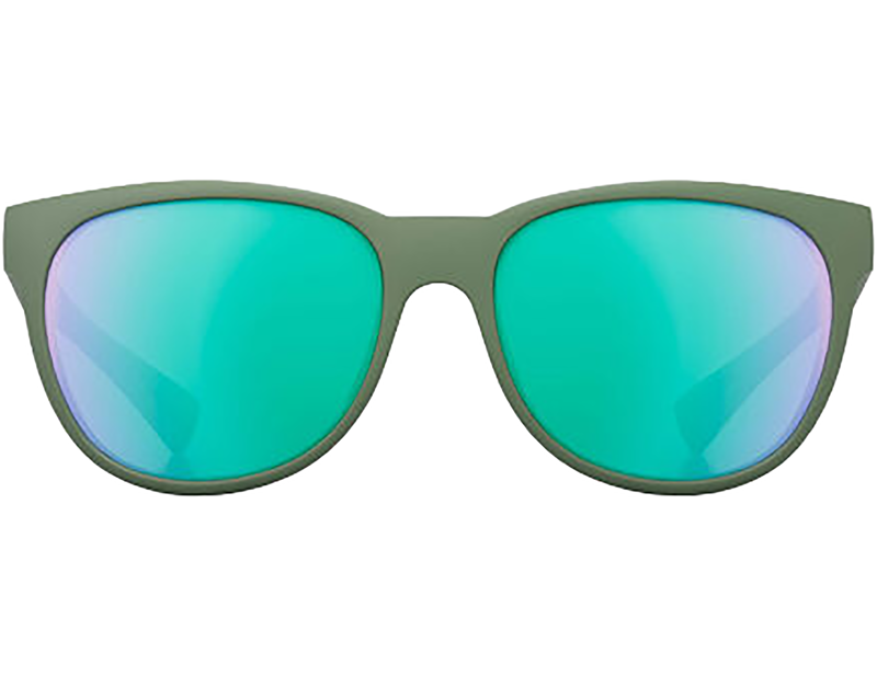 Koo Cosmo Sunglasses in Olive Green Matt/Green Mirror-1