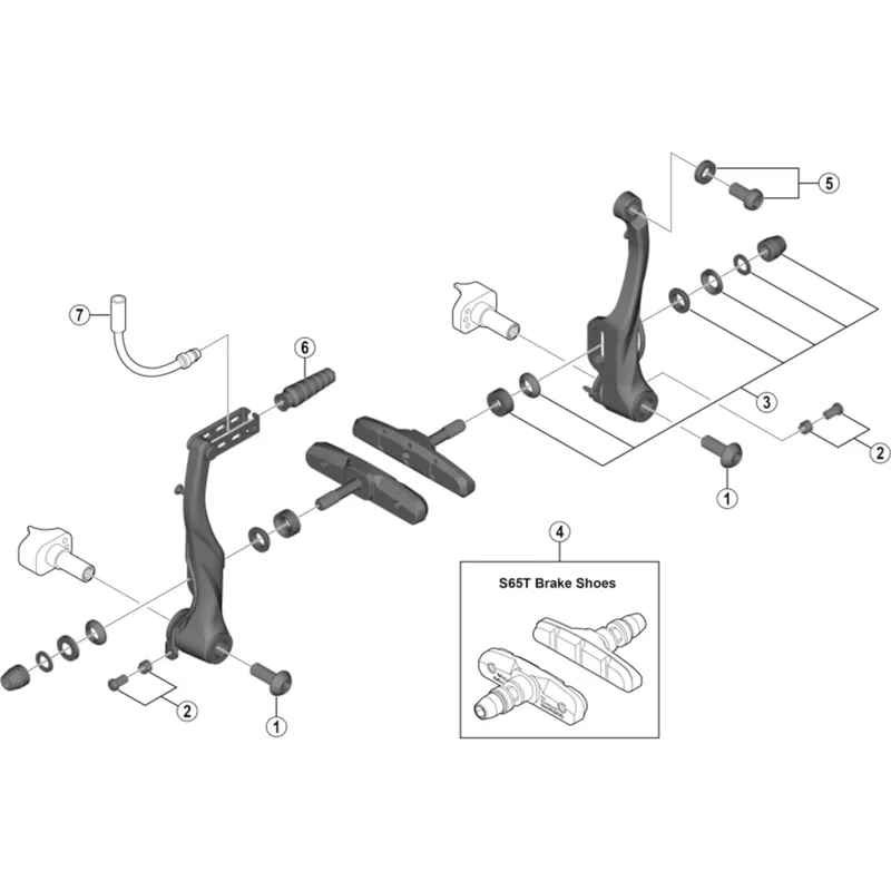 Shimano Brake inner cable lead pipe-1