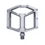 ACID A3-ZP R FLAT PEDALS in Silver