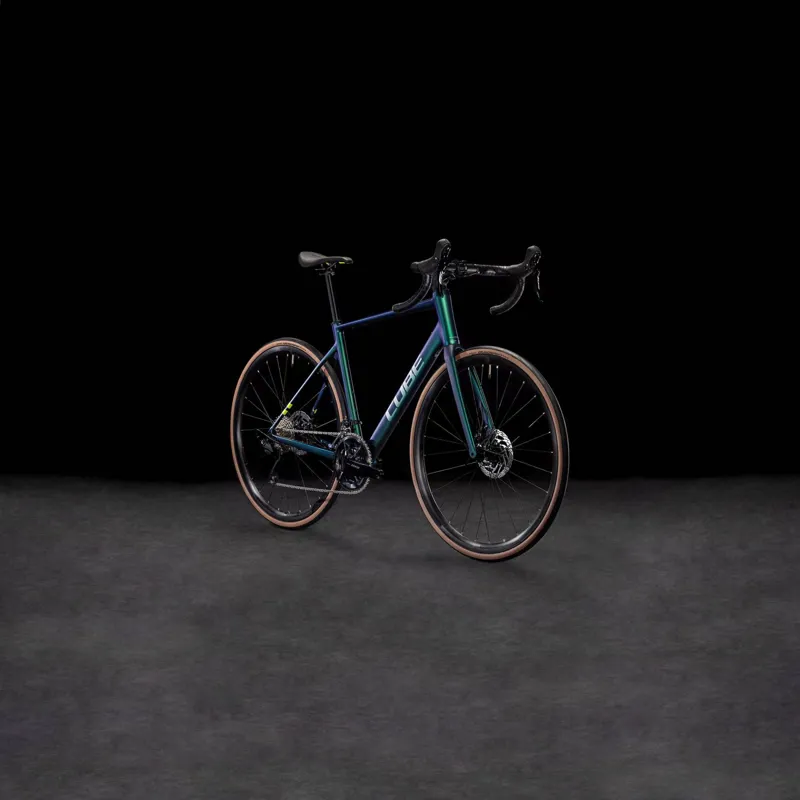 Cube Attain SLX Road Bike 2025 in Goblin/Yellow-6