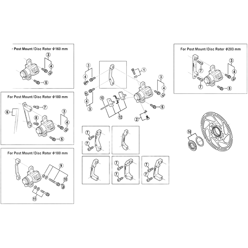Balfes Bikes Shimano BR-M966 calliper fixing bolt - M6 x 15 mm | Free postage over £30, £10 off first order, price match & 0% finance.