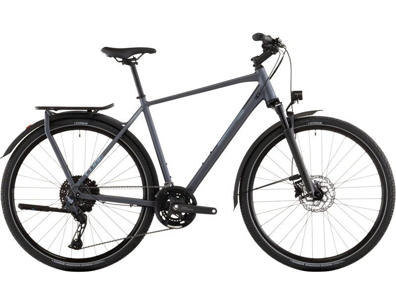 Cube Kathmandu Exc Hybrid Bike 2026 in Metallicgrey/Chrome
