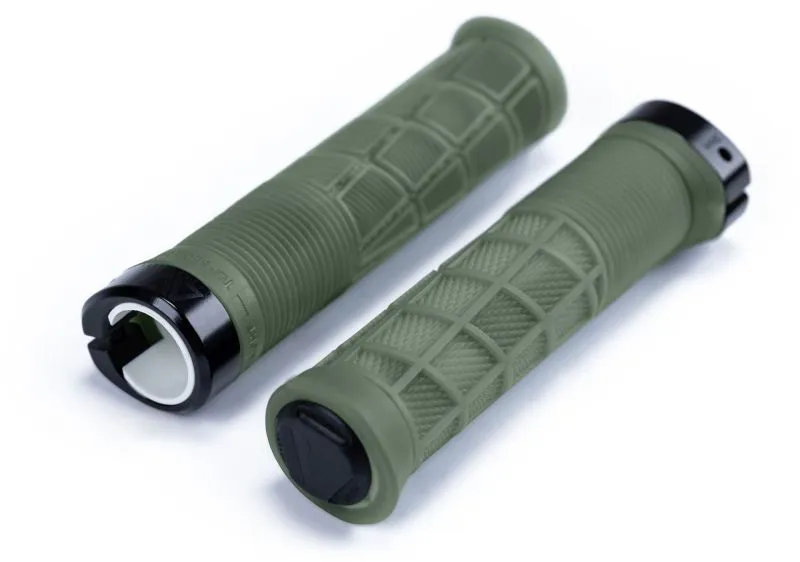 Acid Grips Disrupt in Translucent Olive-2