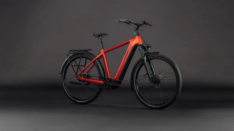 Cube Touring Hybrid Comfort SLX 800 Electric Hybrid Bike 2026 in Chilli/Chrome-6
