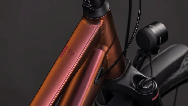 Cube Kathmandu Pro Trapeze Hybrid Bike 2026 in Sunglow/Prizm-1