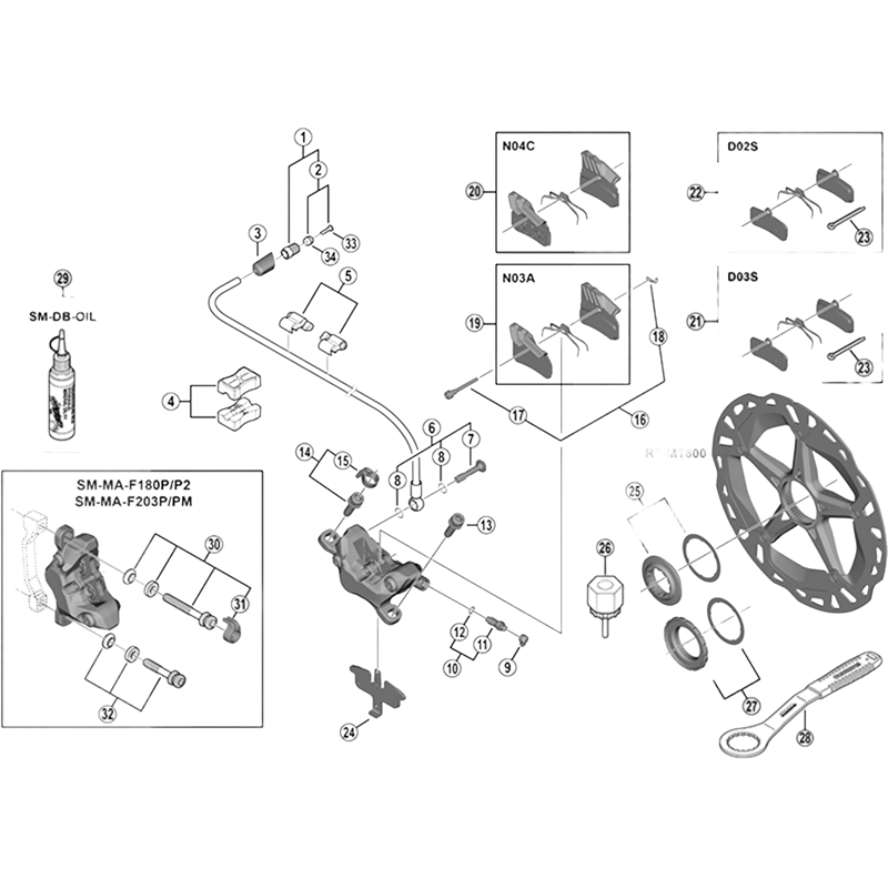 Balfes Bikes Shimano BR-M965 bleed nipple and seal ring | Free postage over £30, £10 off first order, price match & 0% finance.