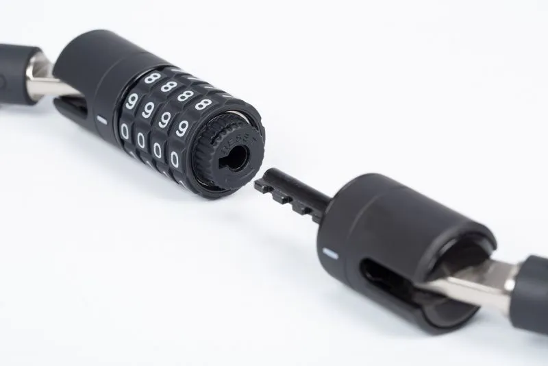 Acid Cable Combination Lock Corvid C90 in Black-1
