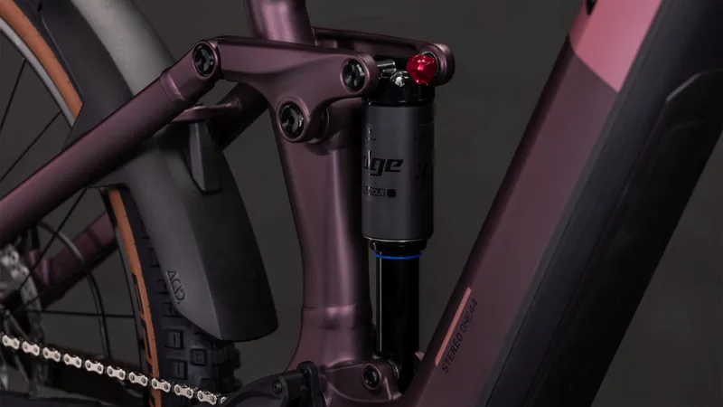 Cube Stereo Hybrid ONE44 Pro 800 Electric Full Suspension Mountain Bike 2026 in Shiftblush/Raisin-4