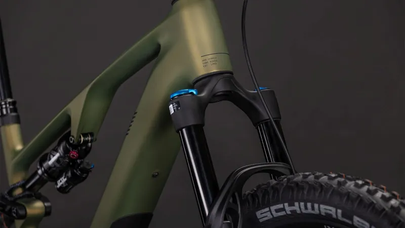 Cube AMS Hybrid one44 c:68x Tm 400x Electric Full Suspension Mountain Bike 2026 in Reedgreen/Matrix-6