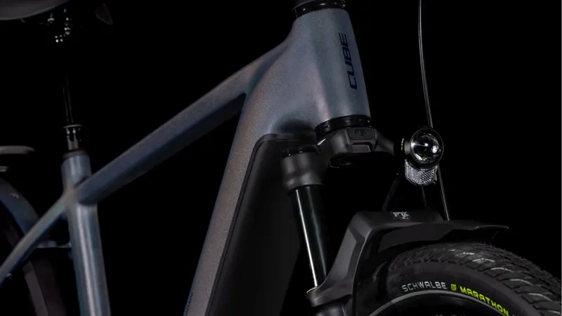 Cube Kathmandu Hybrid Comfort SLX 800 Electric Hybrid Bike 2025 in Night Sky/Ink-5