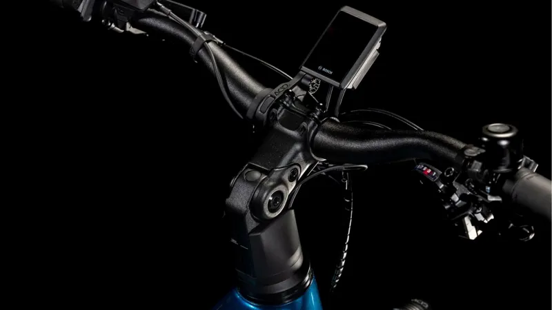 Cube Kathmandu Hybrid EX 800 Trapeze Electric H/T MTB 2025 in Electric Blue/Chrome-3