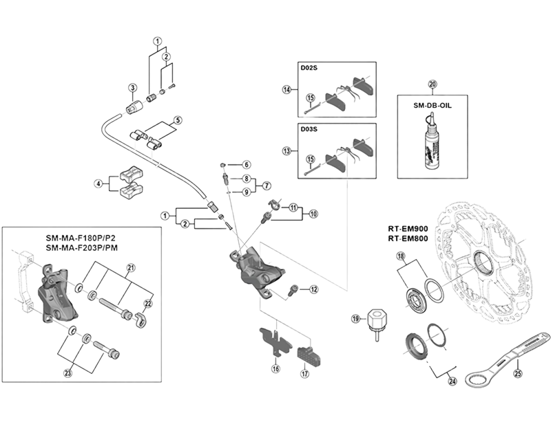 Balfes Bikes Shimano BR-M485 bleed nipple and O-ring | Free postage over £30, £10 off first order, price match & 0% finance.