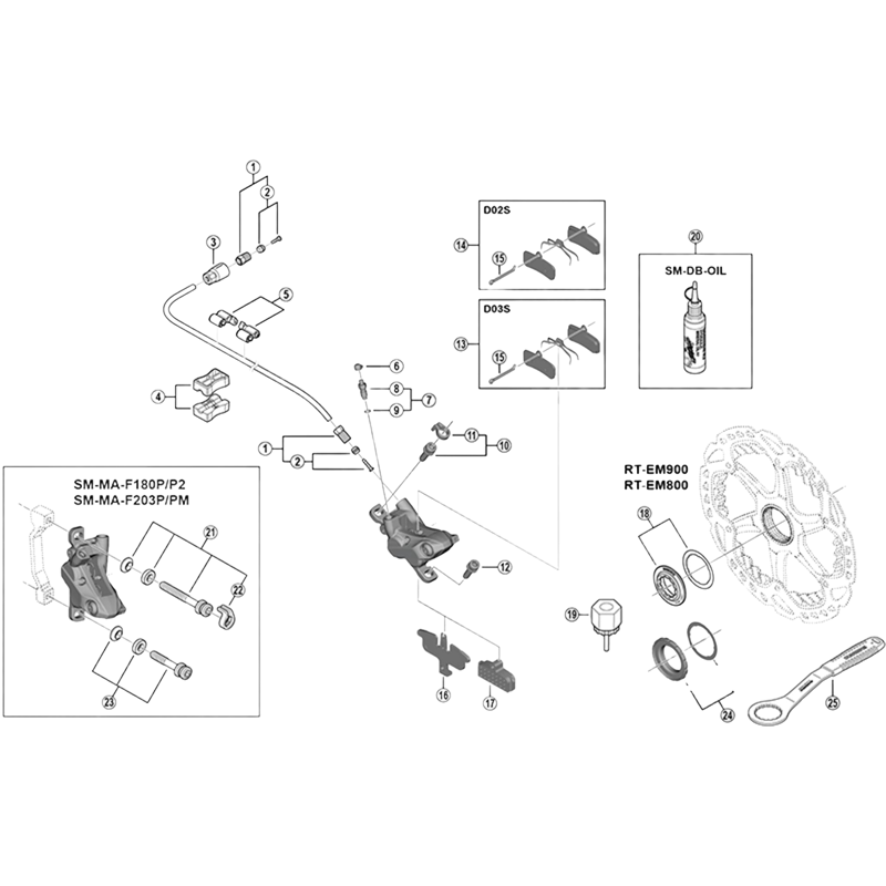 Balfes Bikes Shimano BR-M485 bleed nipple and O-ring | Free postage over £30, £10 off first order, price match & 0% finance.