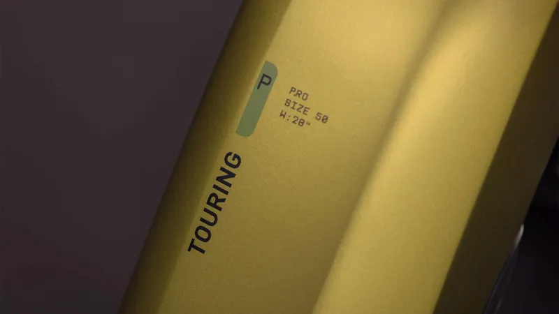 Cube Touring Hybrid Pro 800 EE Electric Hybrid Bike 2026 in Goldenlime/Black-2