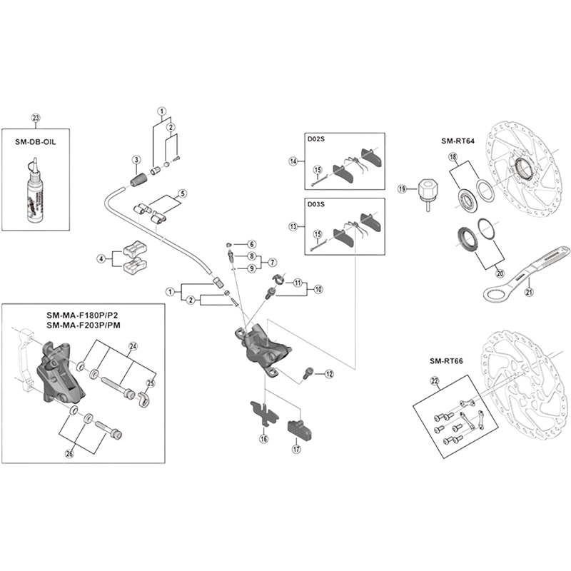 Balfes Bikes Shimano SHimano BR-M810 spacer for bleeding | Free postage over £30, £10 off first order, price match & 0% finance.