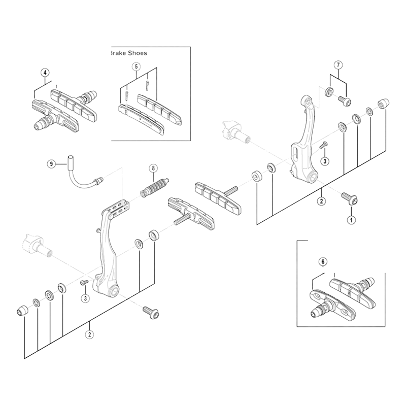 Balfes Bikes Shimano shIMANO BR-T660 boot | Free postage over £30, £10 off first order, price match & 0% finance.