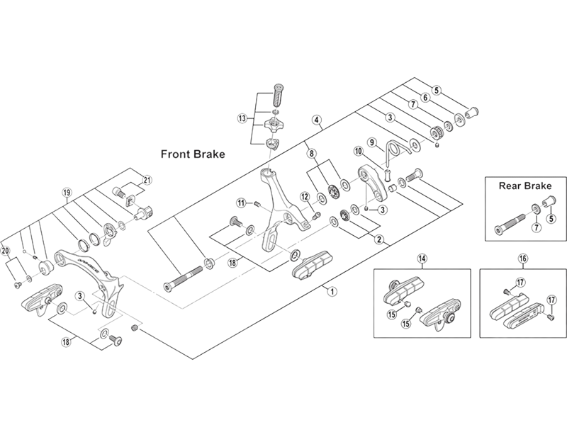 Balfes Bikes Shimano BR-7900 arm spring | Free postage over £30, £10 off first order, price match & 0% finance.