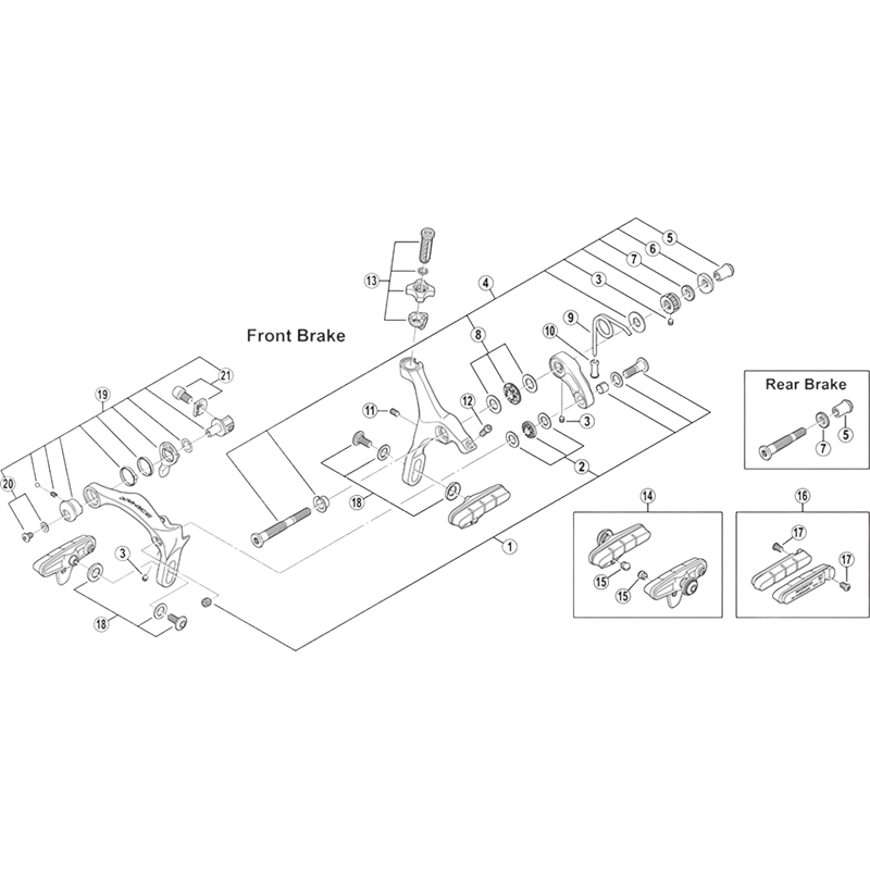 Balfes Bikes Shimano BR-7900 arm spring | Free postage over £30, £10 off first order, price match & 0% finance.