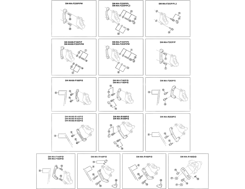 Balfes Bikes Shimano SHimano BR-M595 calliper fixing bolt unit - M6 x 32.1mm | Free postage over £30, £10 off first order, price match & 0% finance.