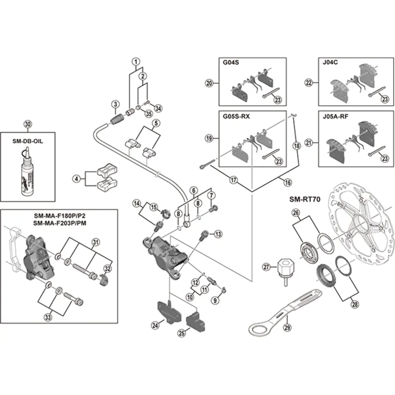 SHimano BR-M985 bleed spacer-1